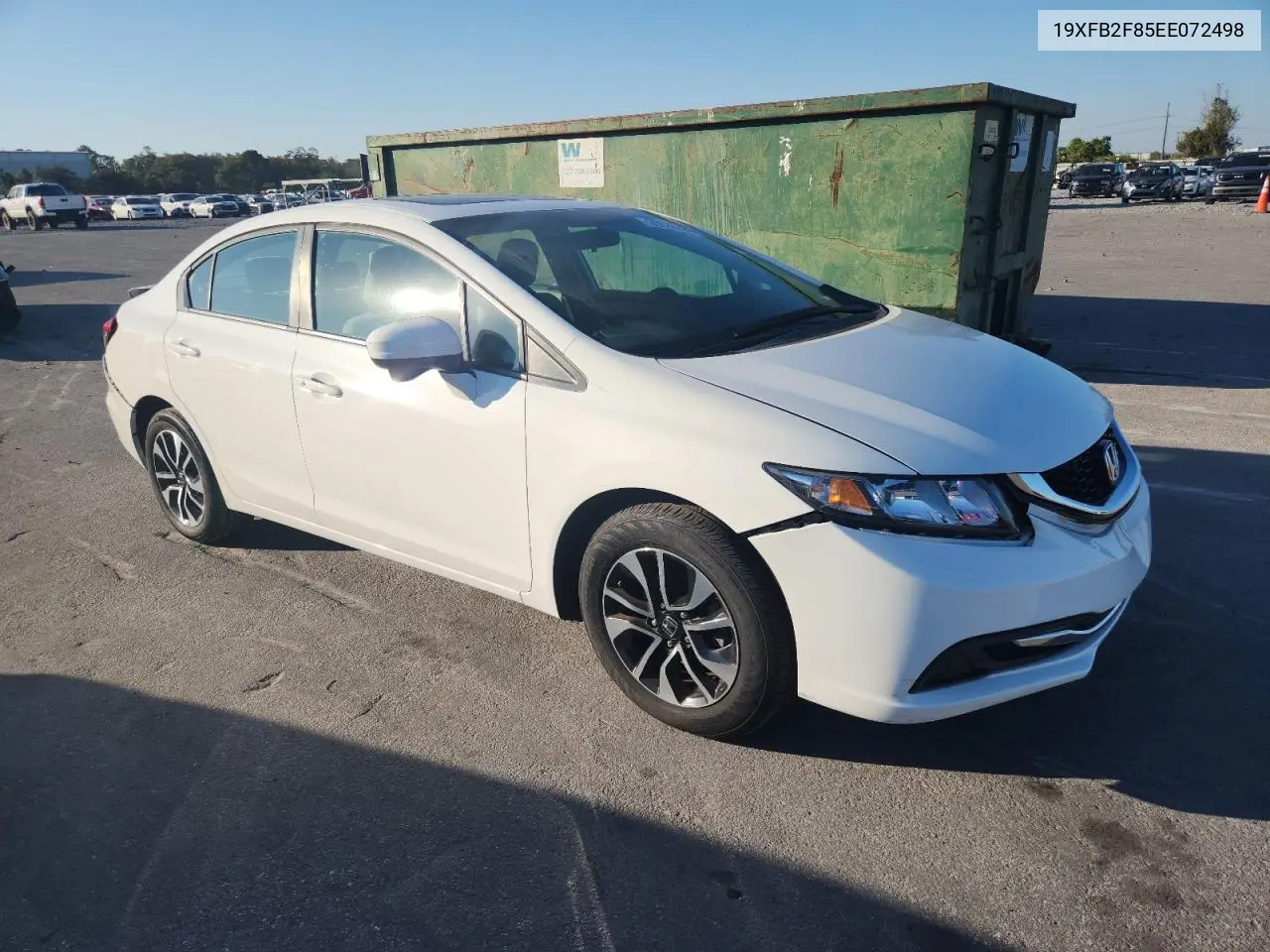 19XFB2F85EE072498 2014 Honda Civic Ex