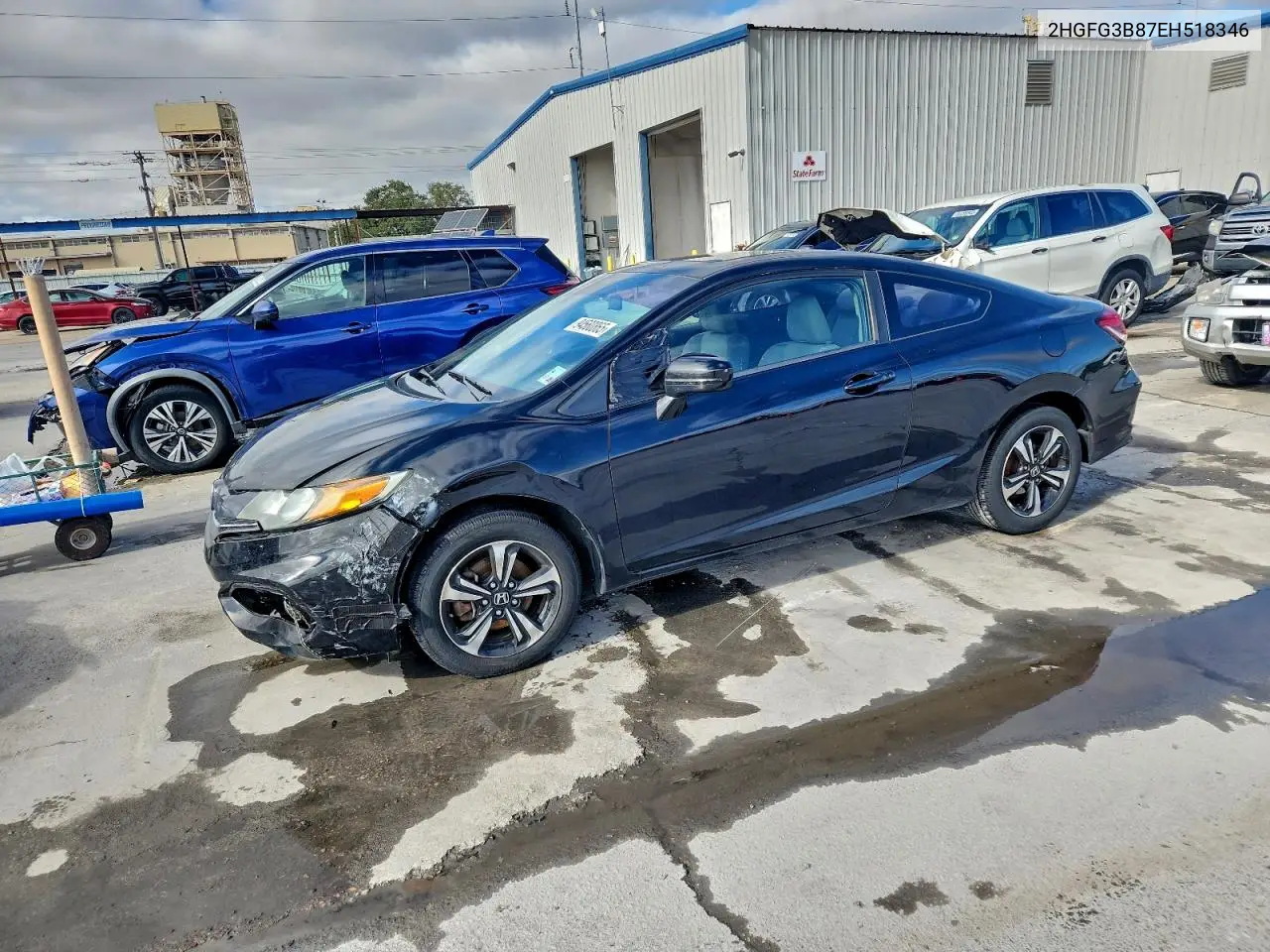 2HGFG3B87EH518346 2014 Honda Civic Ex