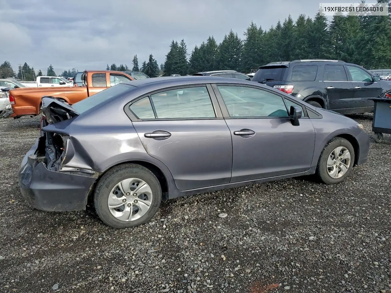 19XFB2E51EE068018 2014 Honda Civic Lx