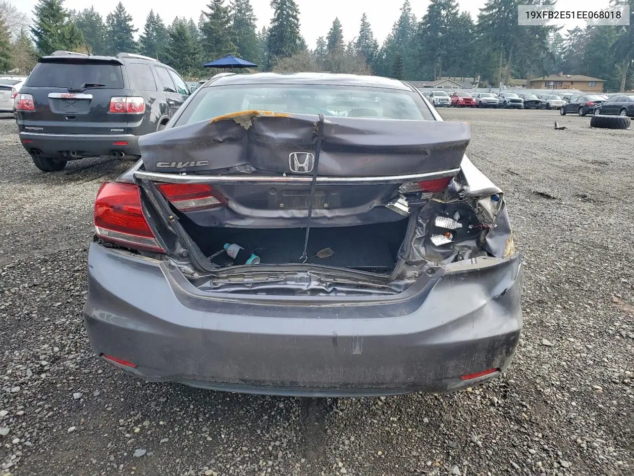 19XFB2E51EE068018 2014 Honda Civic Lx