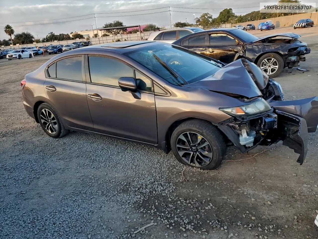 19XFB2F81EE263707 2014 Honda Civic Ex