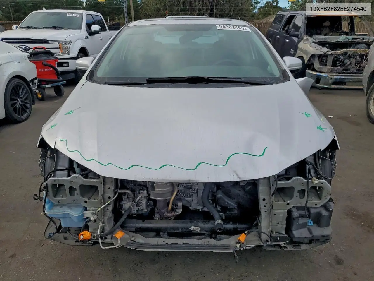 19XFB2F82EE274540 2014 Honda Civic Ex