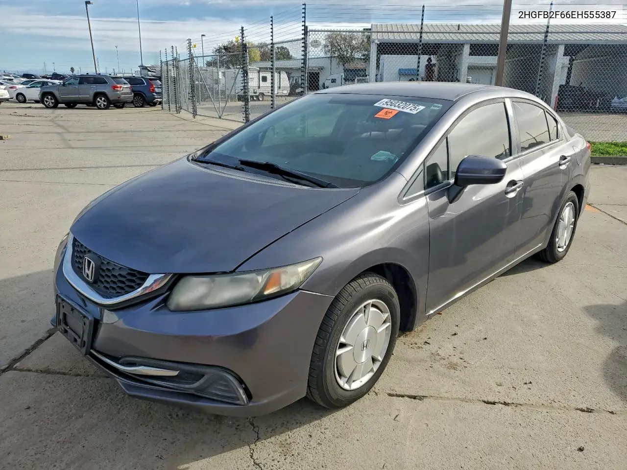 2HGFB2F66EH555387 2014 Honda Civic Hf