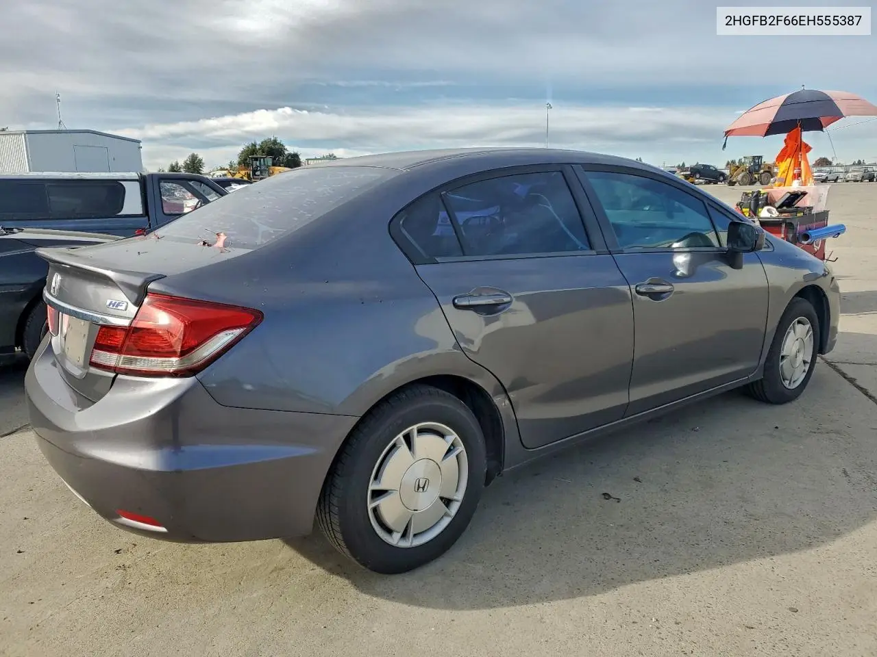 2HGFB2F66EH555387 2014 Honda Civic Hf