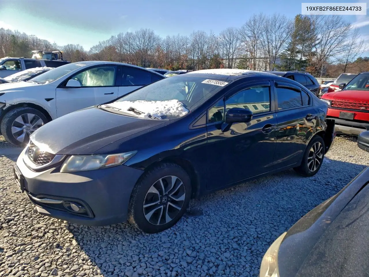 19XFB2F86EE244733 2014 Honda Civic Ex