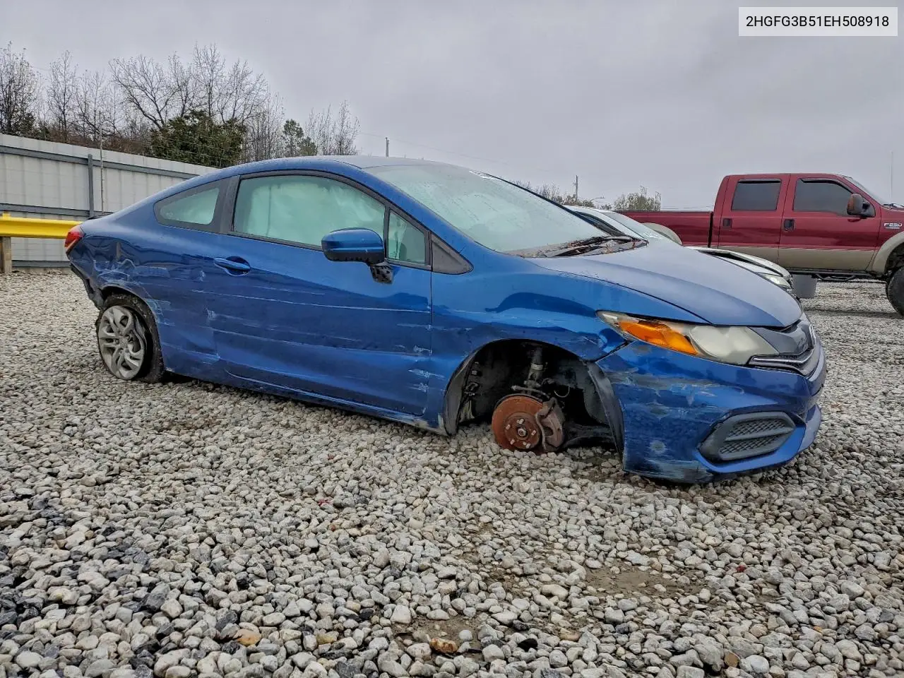 2HGFG3B51EH508918 2014 Honda Civic Lx