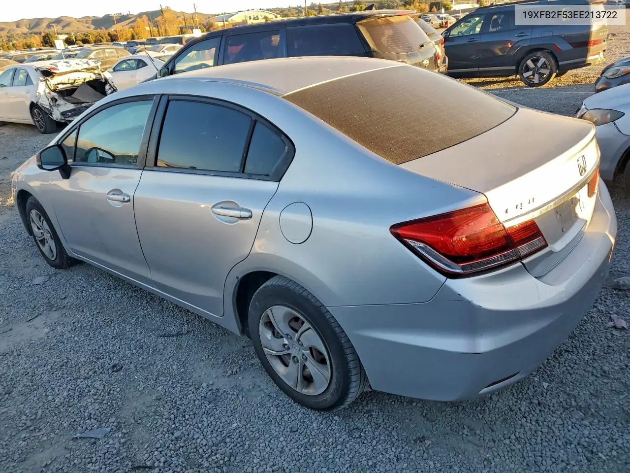 19XFB2F53EE213722 2014 Honda Civic Lx