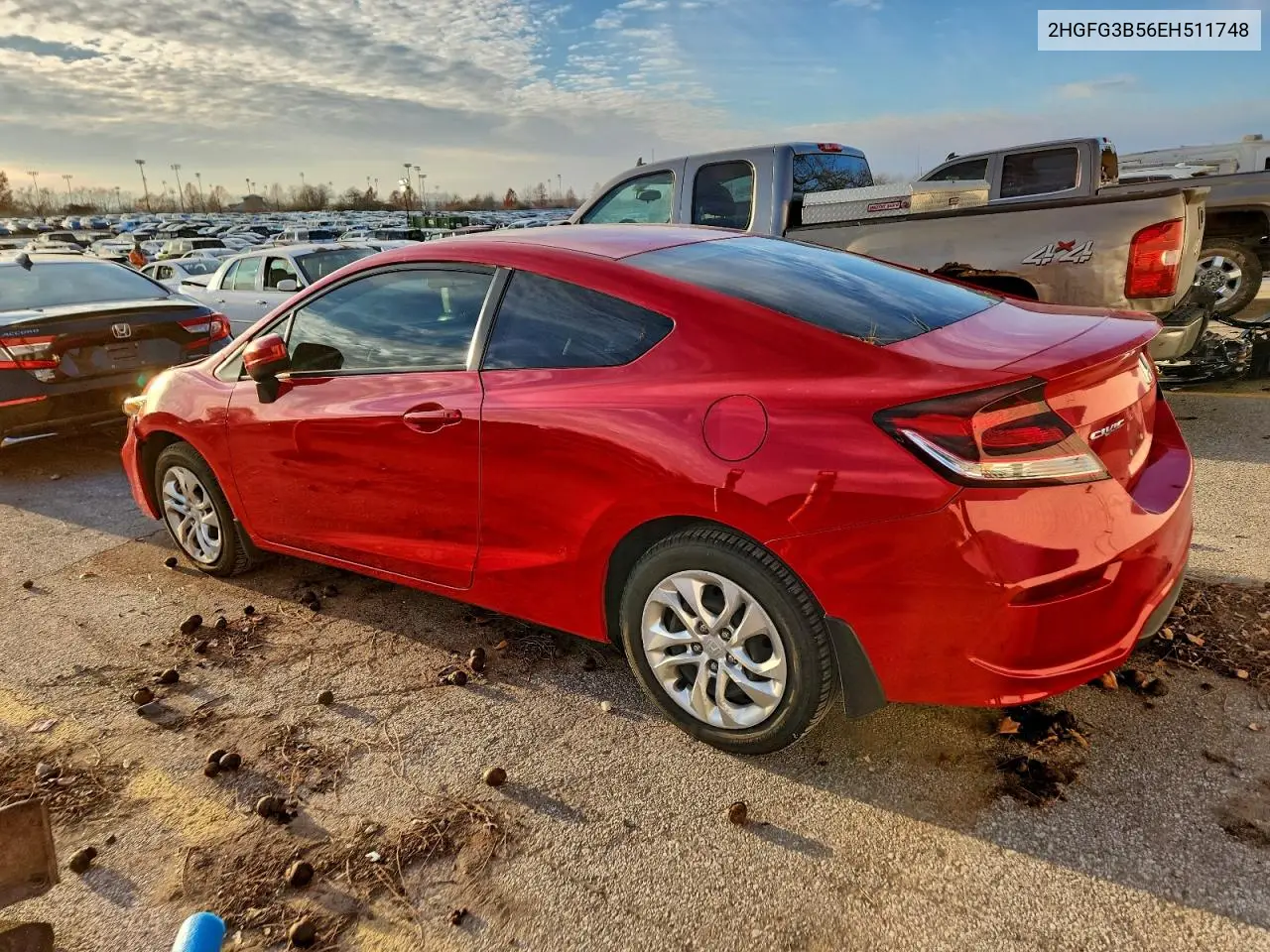2HGFG3B56EH511748 2014 Honda Civic Lx