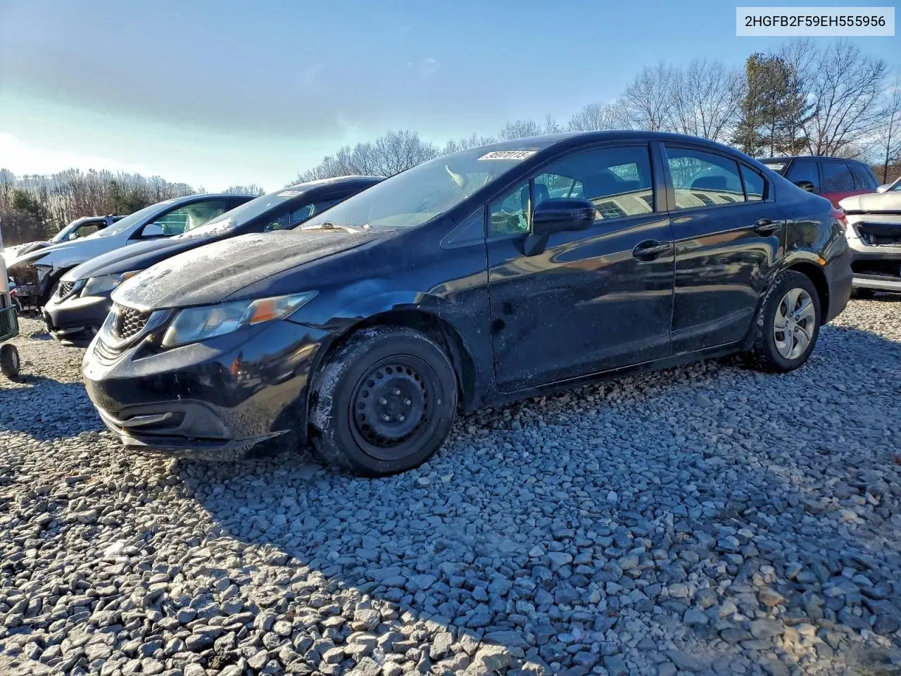 2HGFB2F59EH555956 2014 Honda Civic Lx