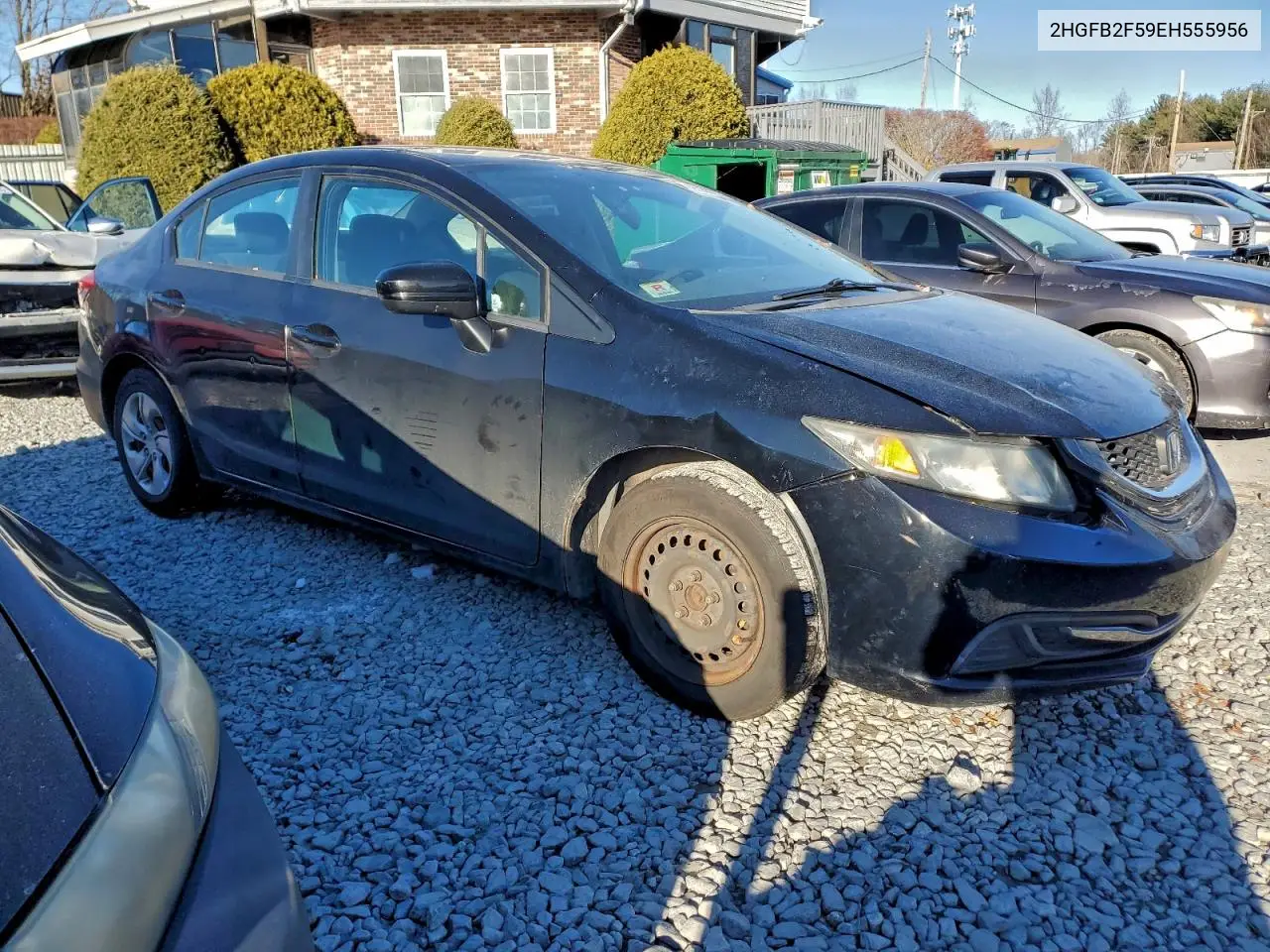 2HGFB2F59EH555956 2014 Honda Civic Lx