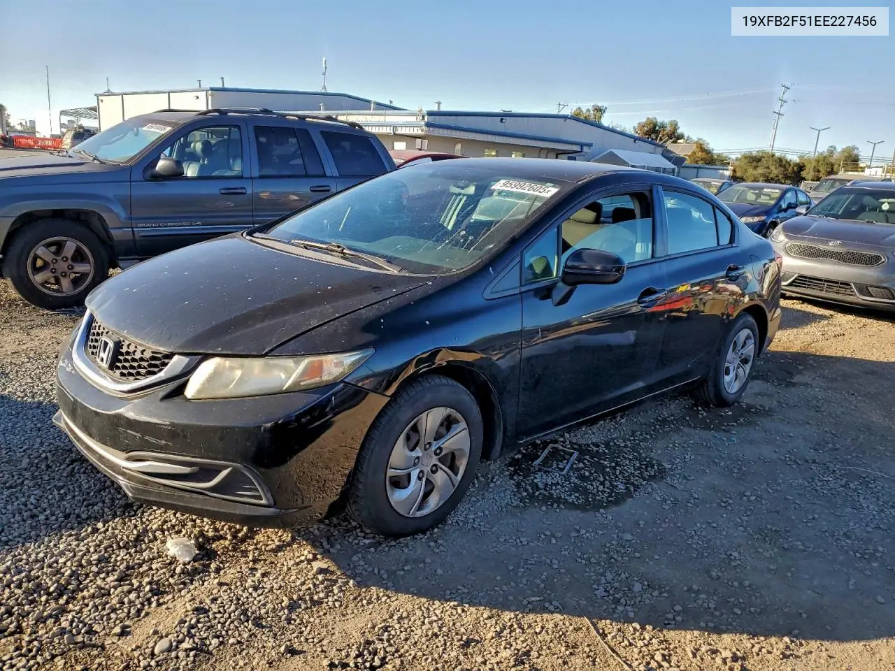 19XFB2F51EE227456 2014 Honda Civic Lx