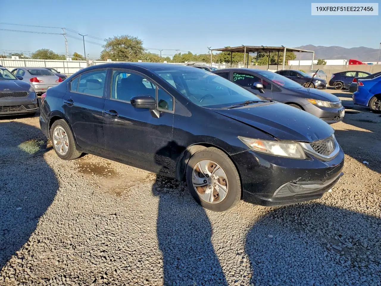 19XFB2F51EE227456 2014 Honda Civic Lx