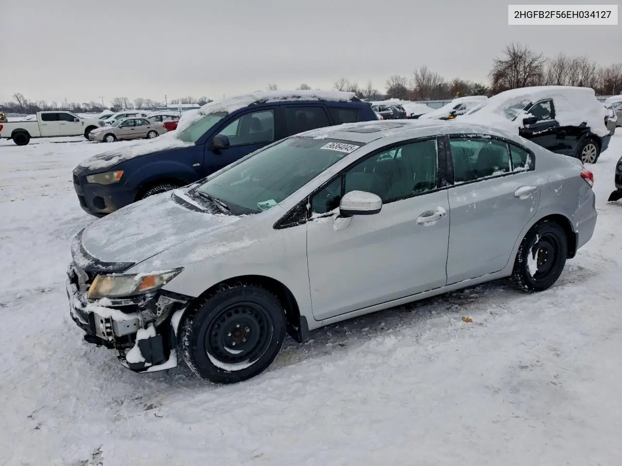 2HGFB2F56EH034127 2014 Honda Civic Lx