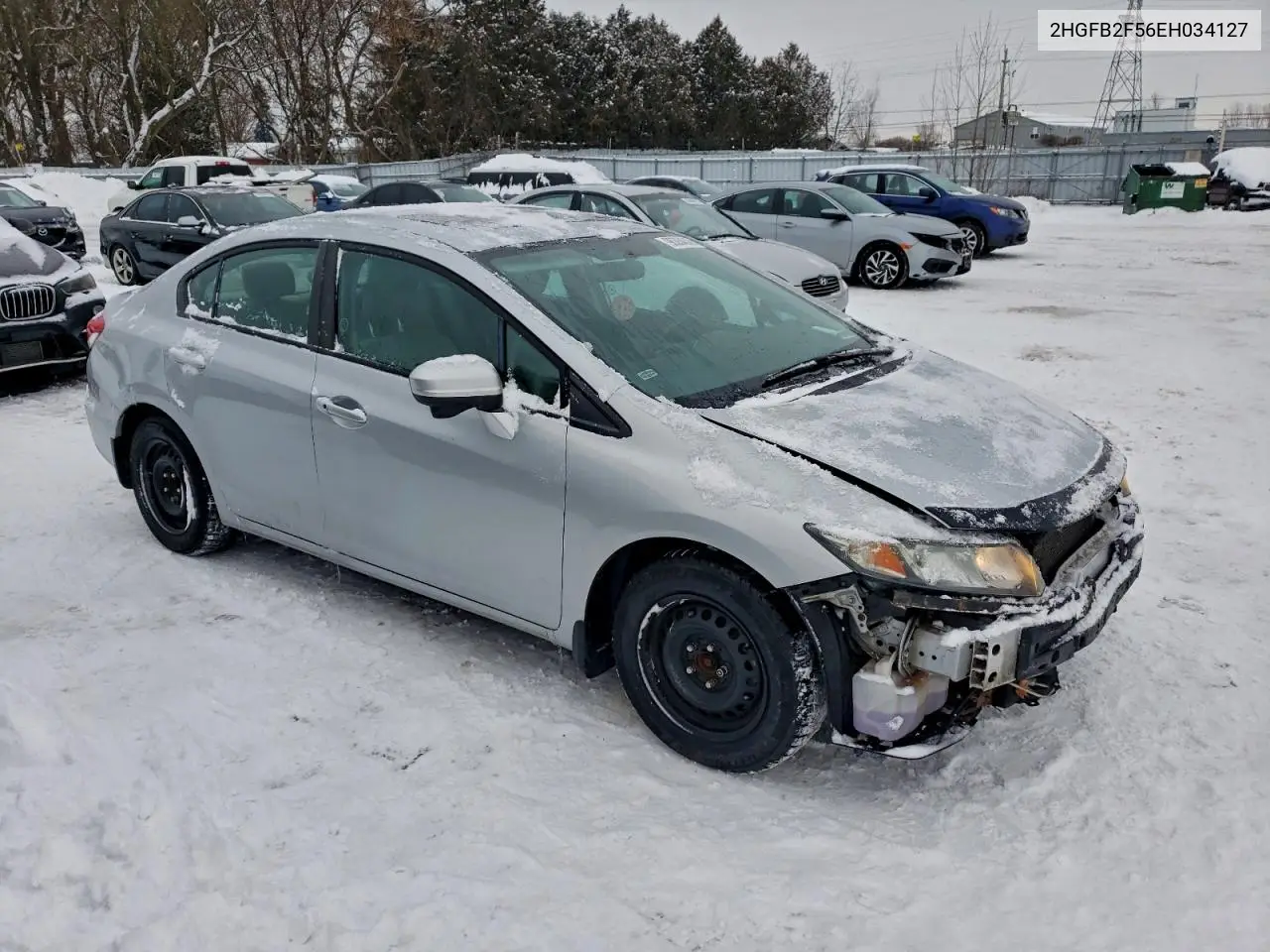 2HGFB2F56EH034127 2014 Honda Civic Lx