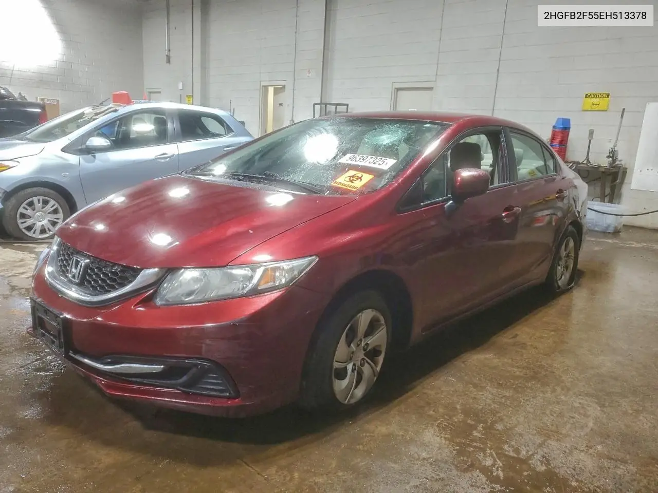 2HGFB2F55EH513378 2014 Honda Civic Lx