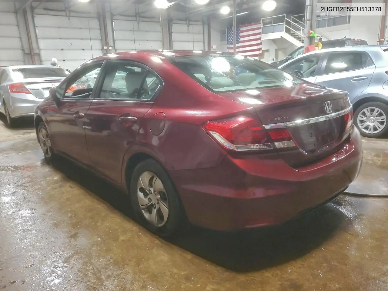 2HGFB2F55EH513378 2014 Honda Civic Lx