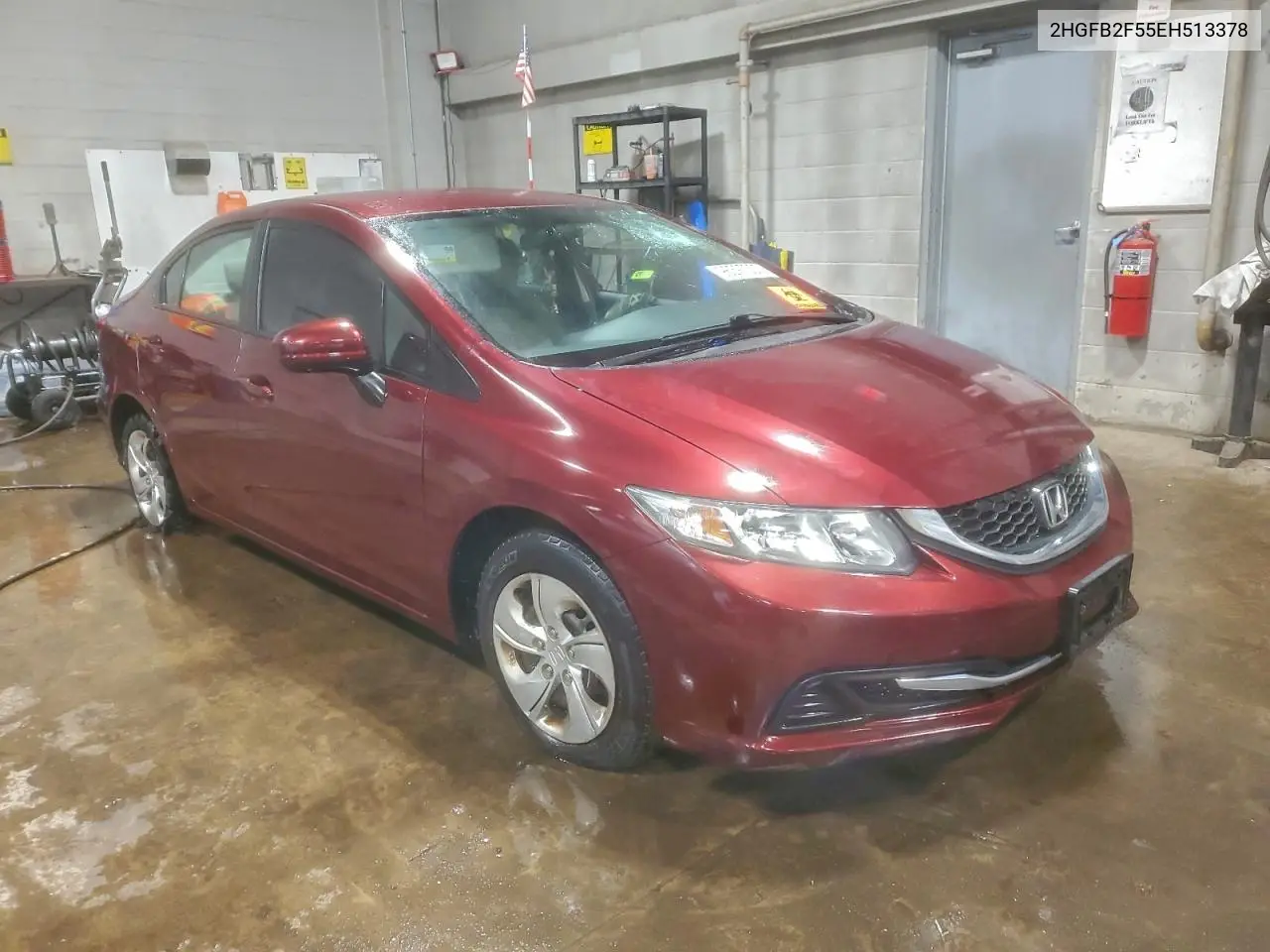 2HGFB2F55EH513378 2014 Honda Civic Lx