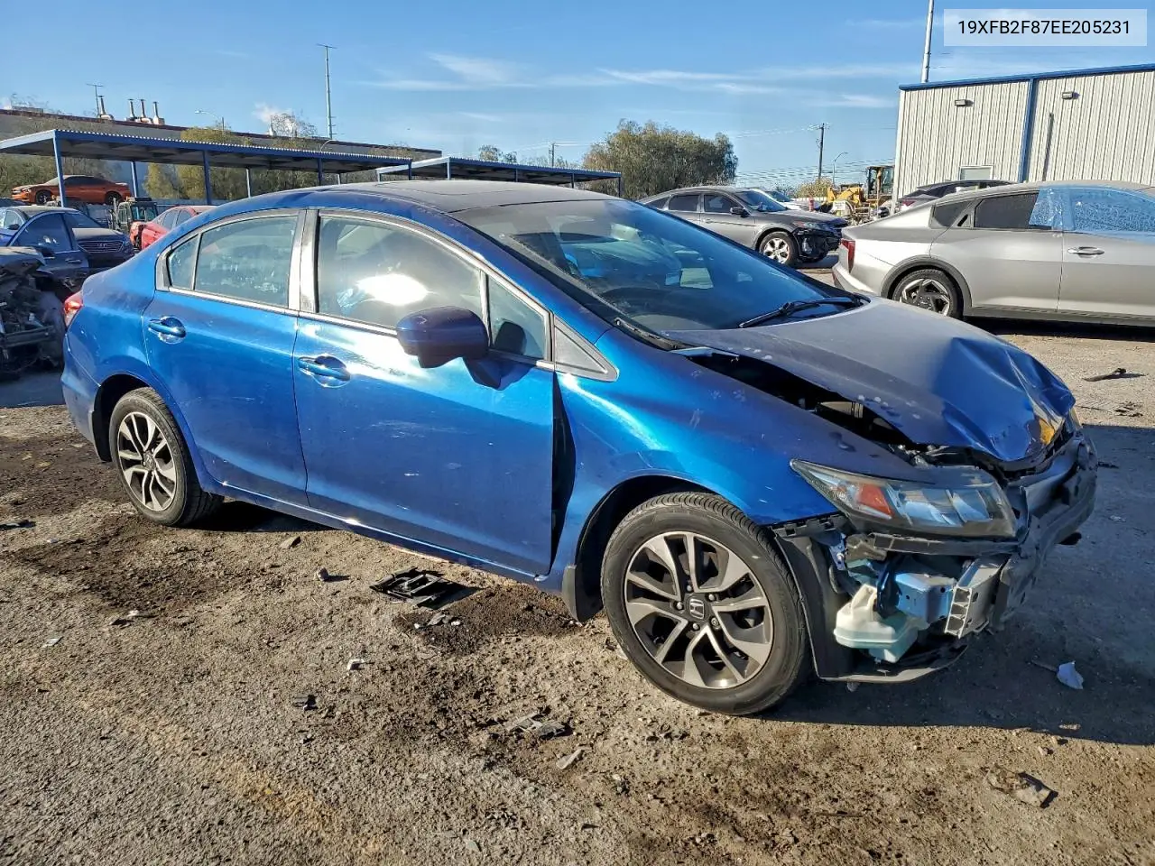 19XFB2F87EE205231 2014 Honda Civic Ex
