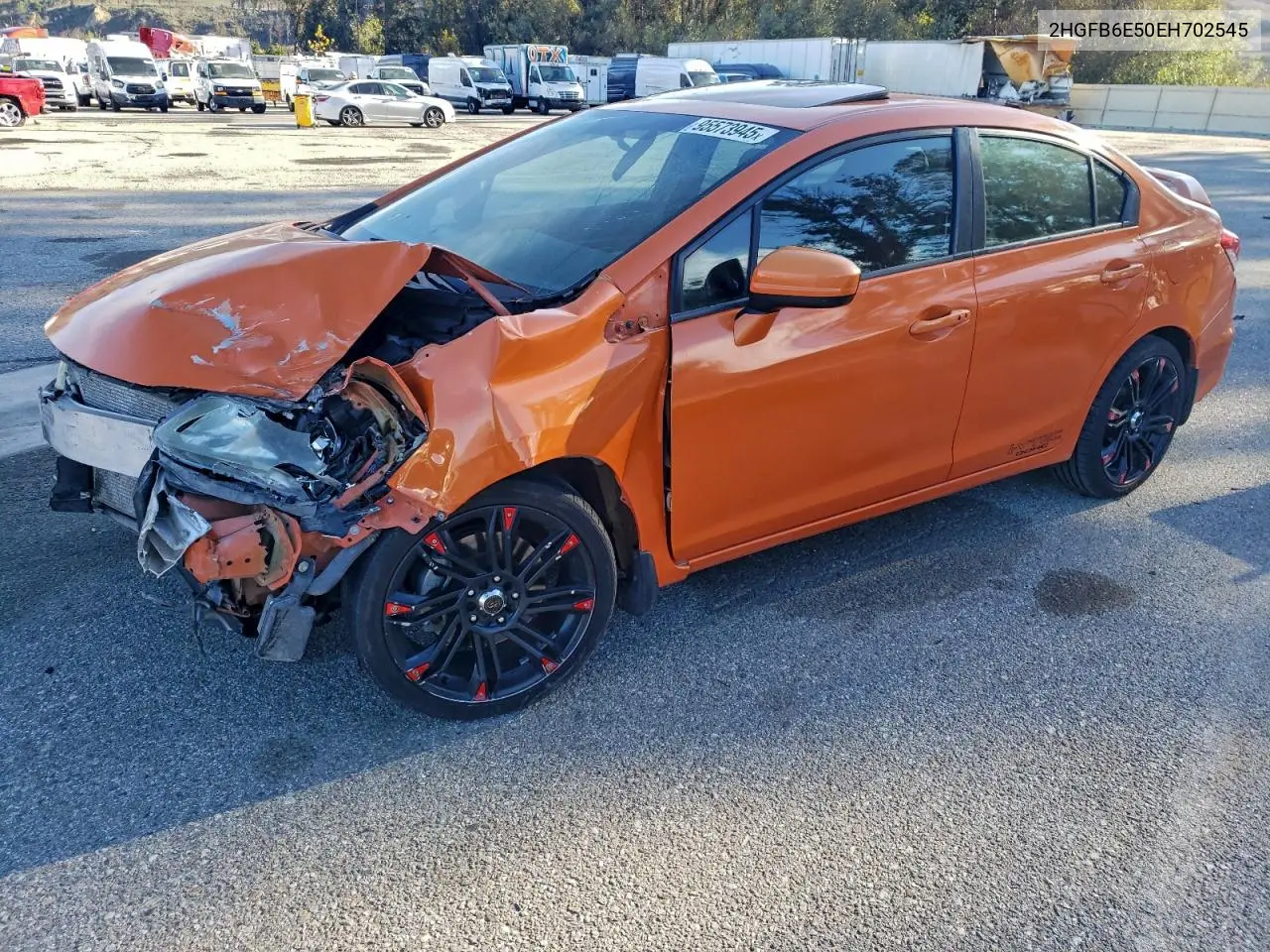 2HGFB6E50EH702545 2014 Honda Civic Si