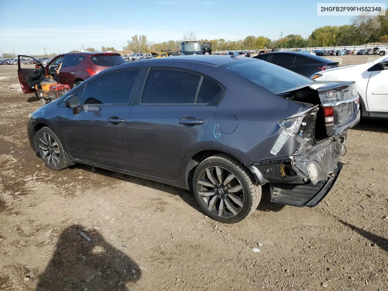 2HGFB2F99FH552348 2015 Honda Civic Exl