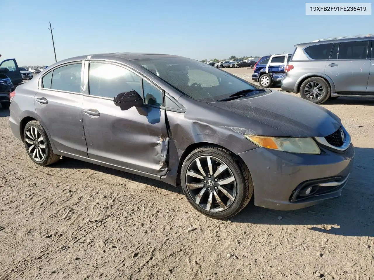 19XFB2F91FE236419 2015 Honda Civic Exl