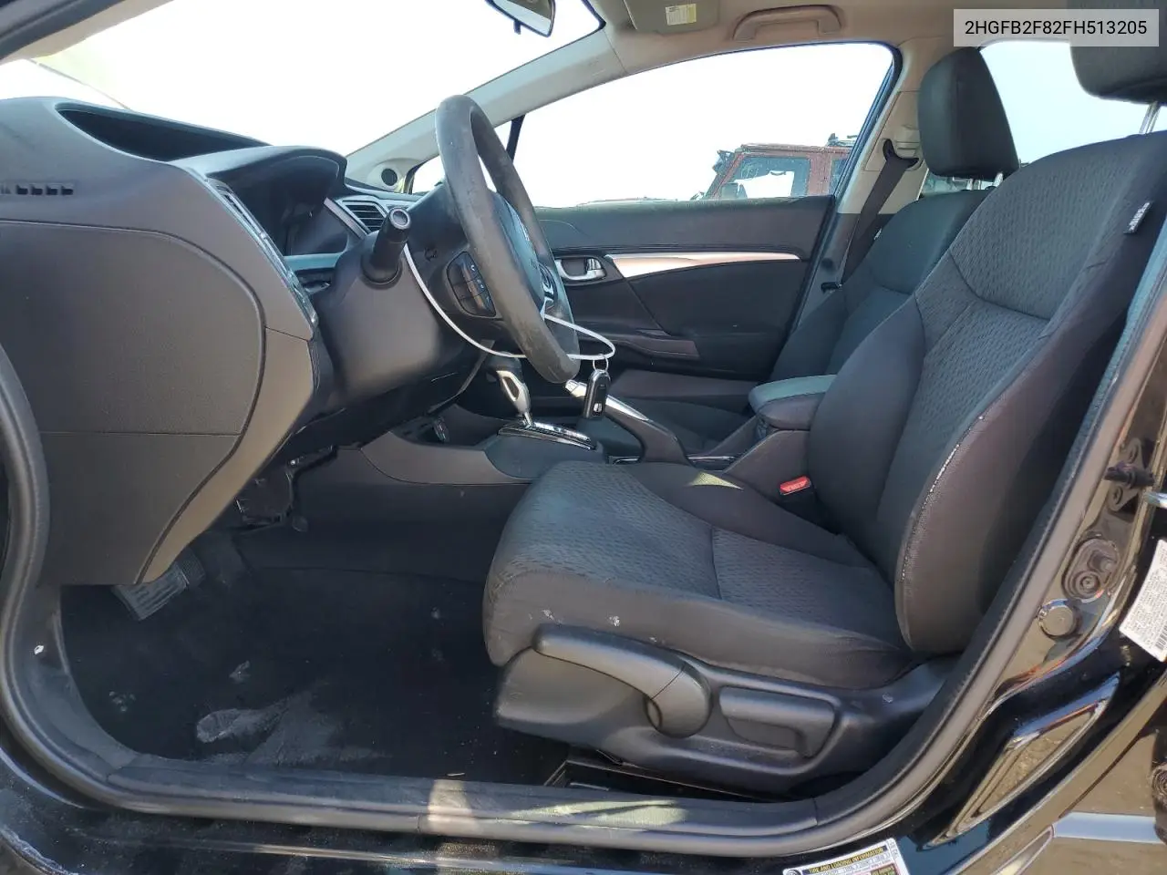 2HGFB2F82FH513205 2015 Honda Civic Ex