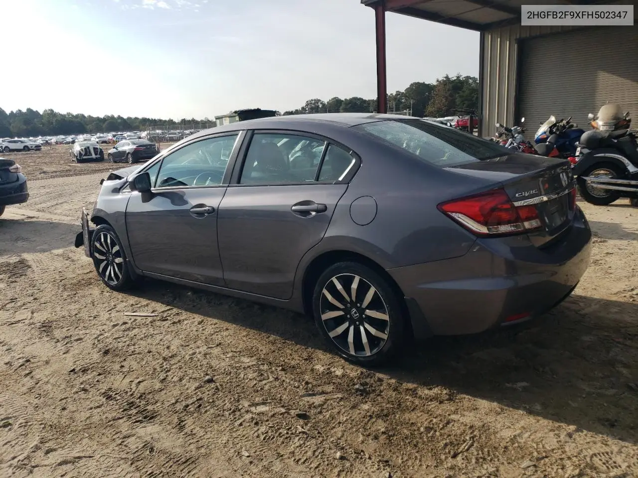 2HGFB2F9XFH502347 2015 Honda Civic Exl