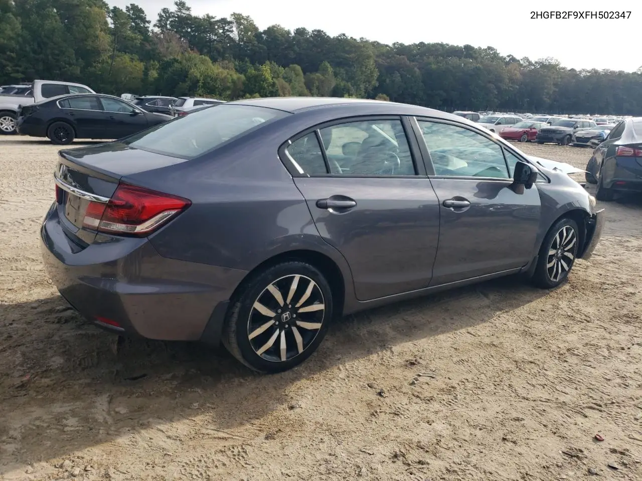 2HGFB2F9XFH502347 2015 Honda Civic Exl