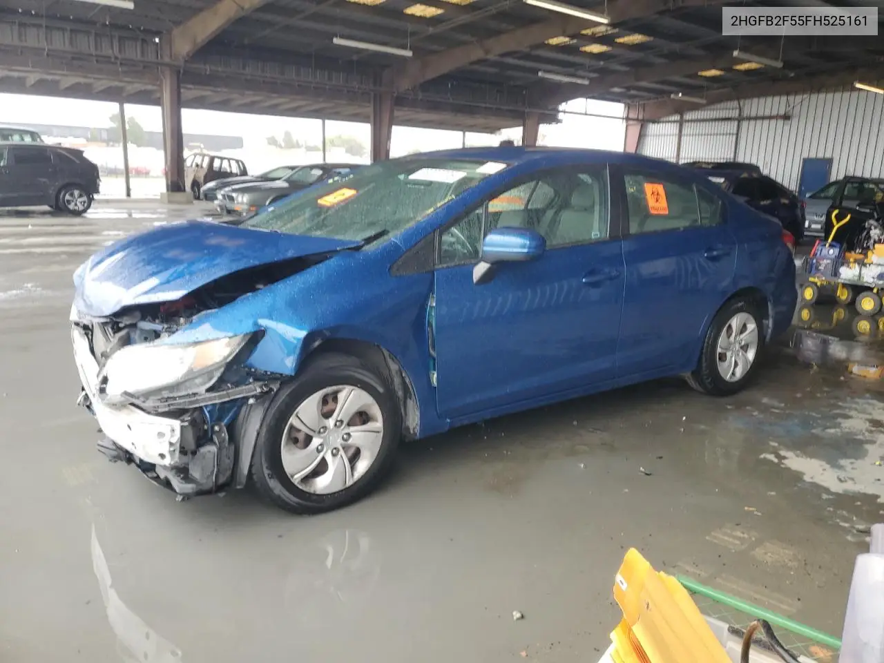 2HGFB2F55FH525161 2015 Honda Civic Lx