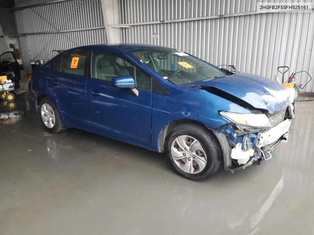 2HGFB2F55FH525161 2015 Honda Civic Lx