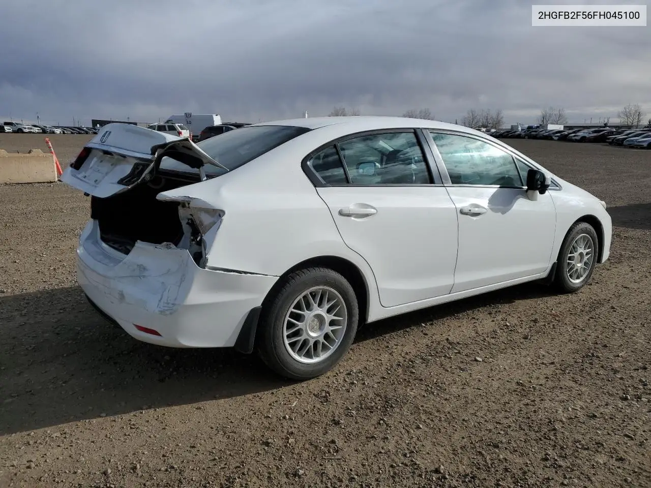 2HGFB2F56FH045100 2015 Honda Civic Lx