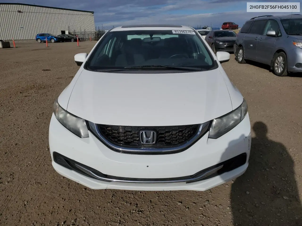 2HGFB2F56FH045100 2015 Honda Civic Lx