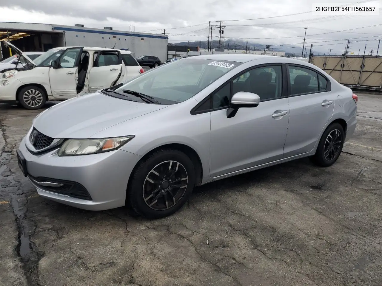 2HGFB2F54FH563657 2015 Honda Civic Lx