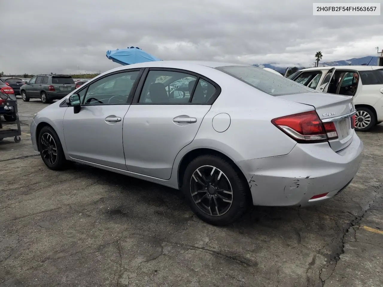 2HGFB2F54FH563657 2015 Honda Civic Lx