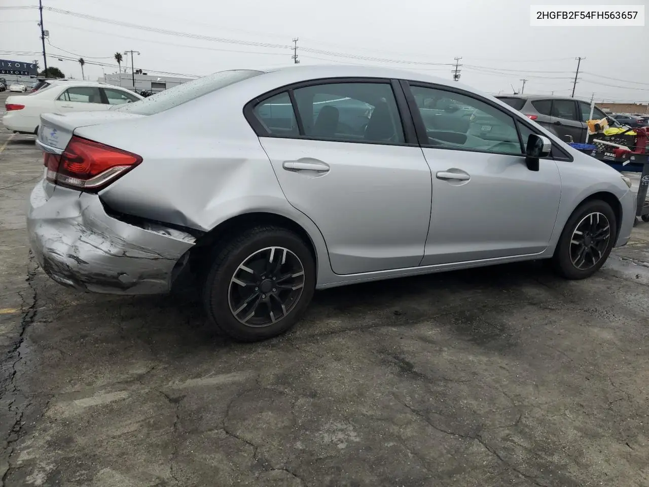 2HGFB2F54FH563657 2015 Honda Civic Lx