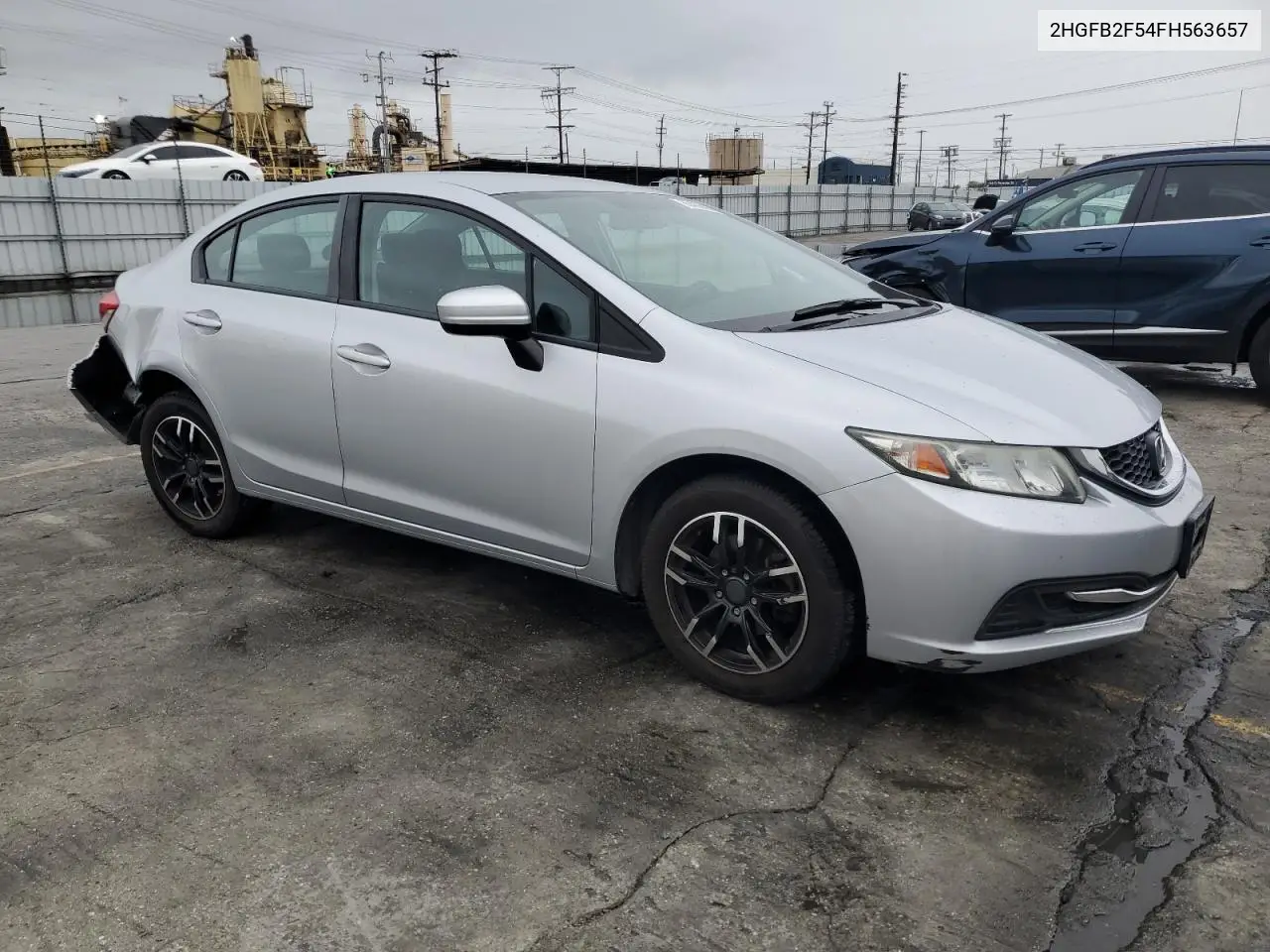 2HGFB2F54FH563657 2015 Honda Civic Lx