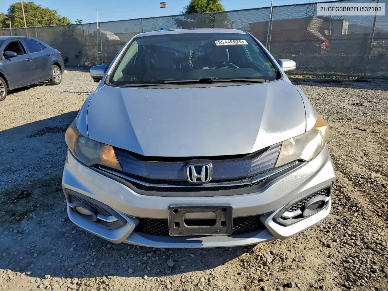 2HGFG3B02FH532103 2015 Honda Civic Exl