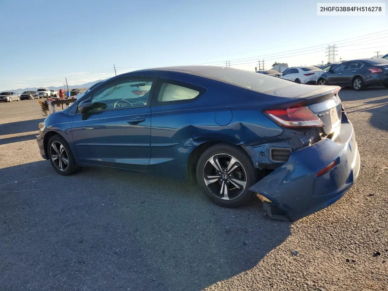 2HGFG3B84FH516278 2015 Honda Civic Ex