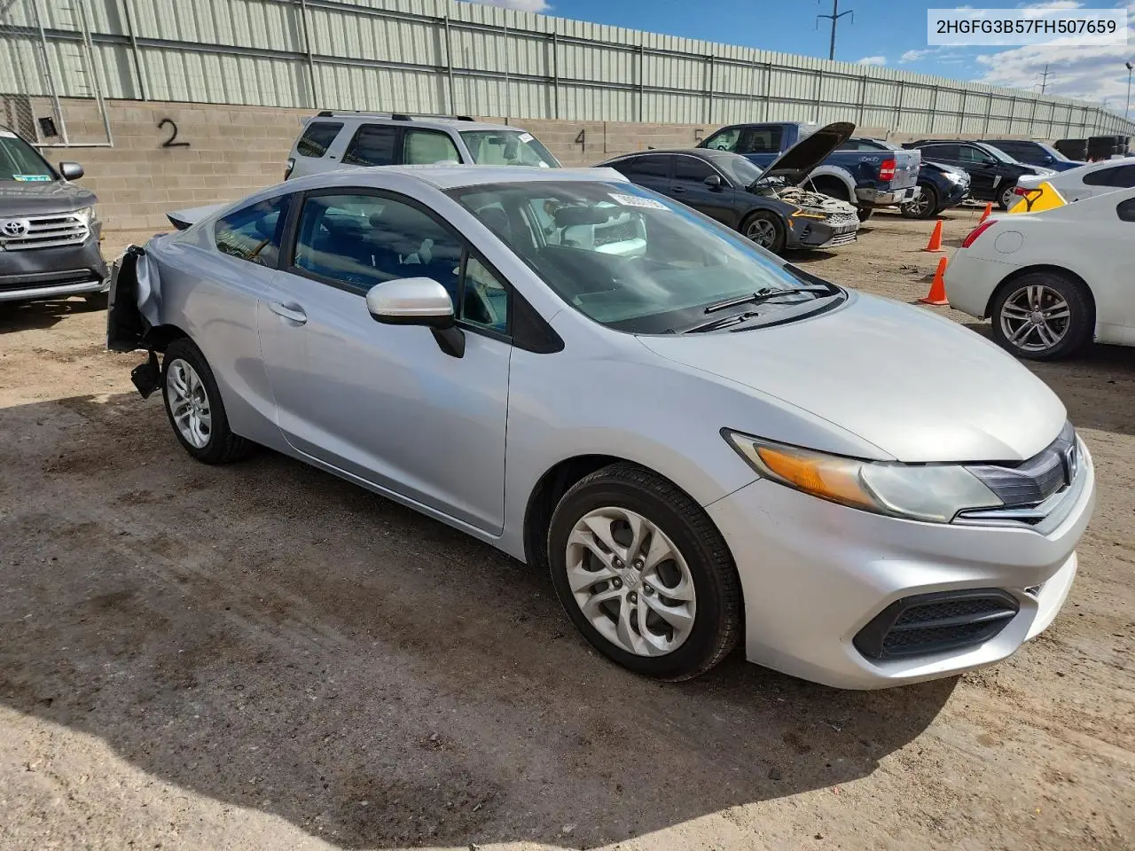 2HGFG3B57FH507659 2015 Honda Civic Lx