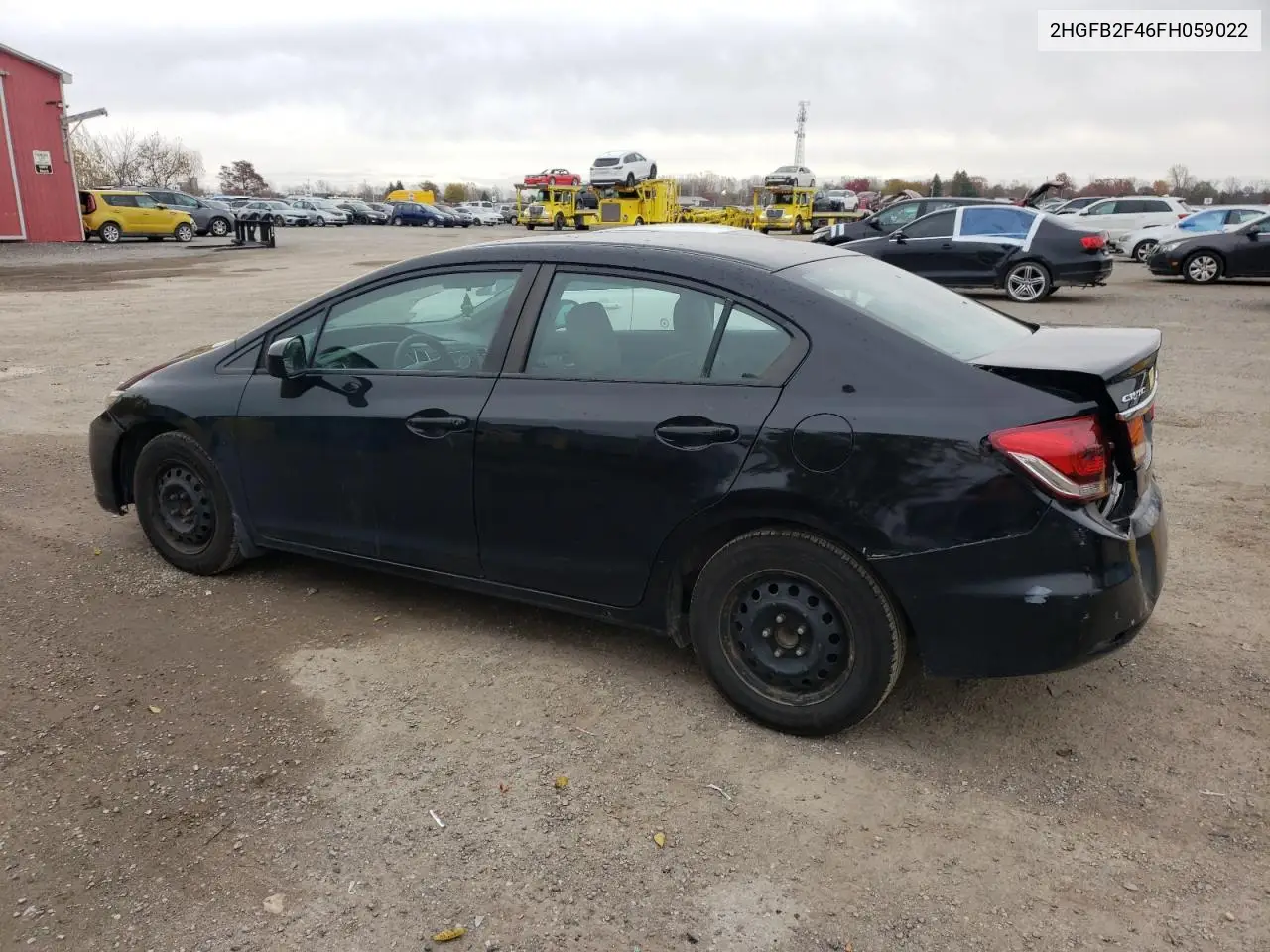 2HGFB2F46FH059022 2015 Honda Civic Lx