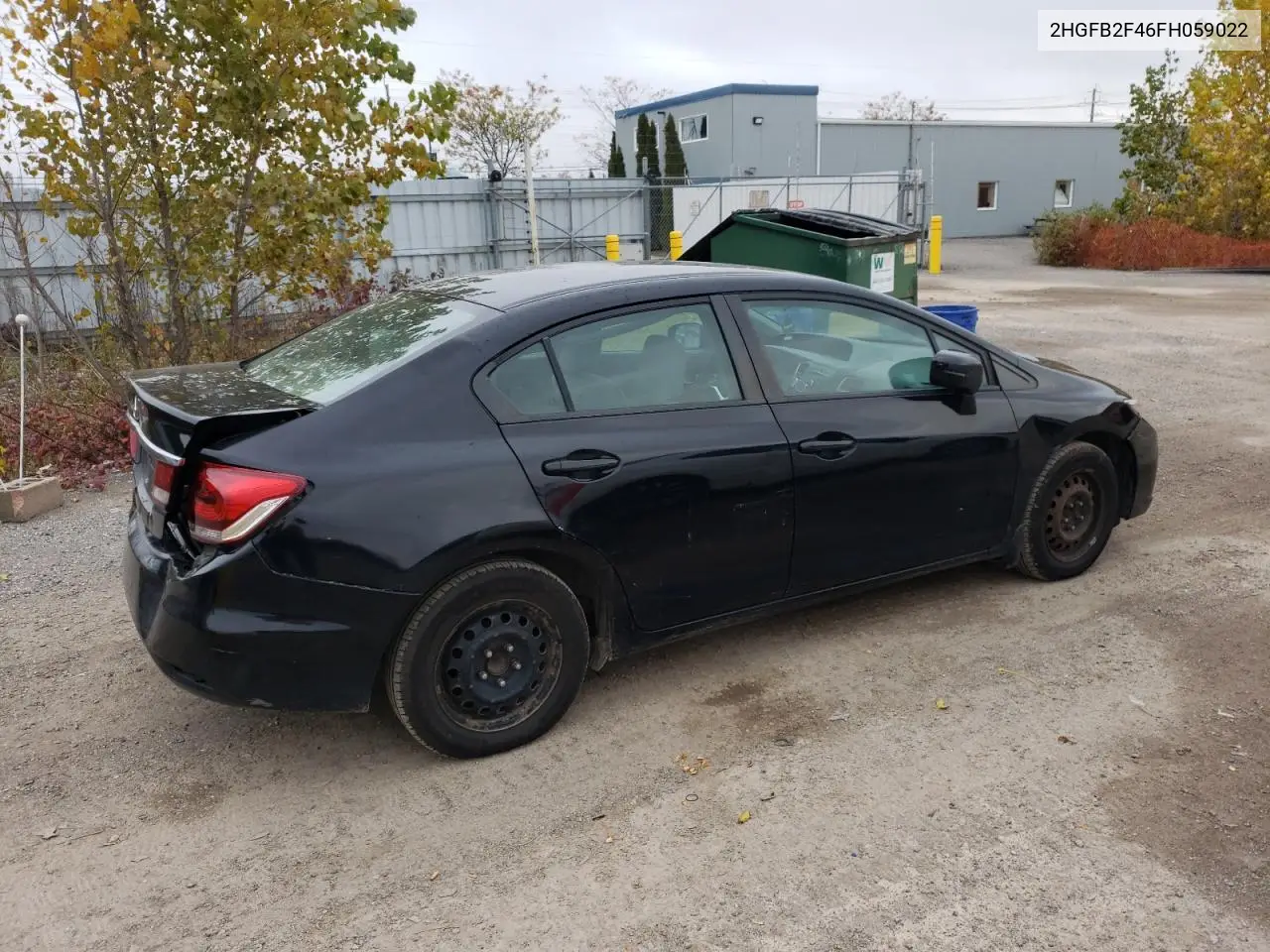 2HGFB2F46FH059022 2015 Honda Civic Lx