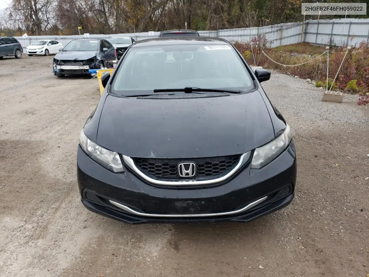2HGFB2F46FH059022 2015 Honda Civic Lx