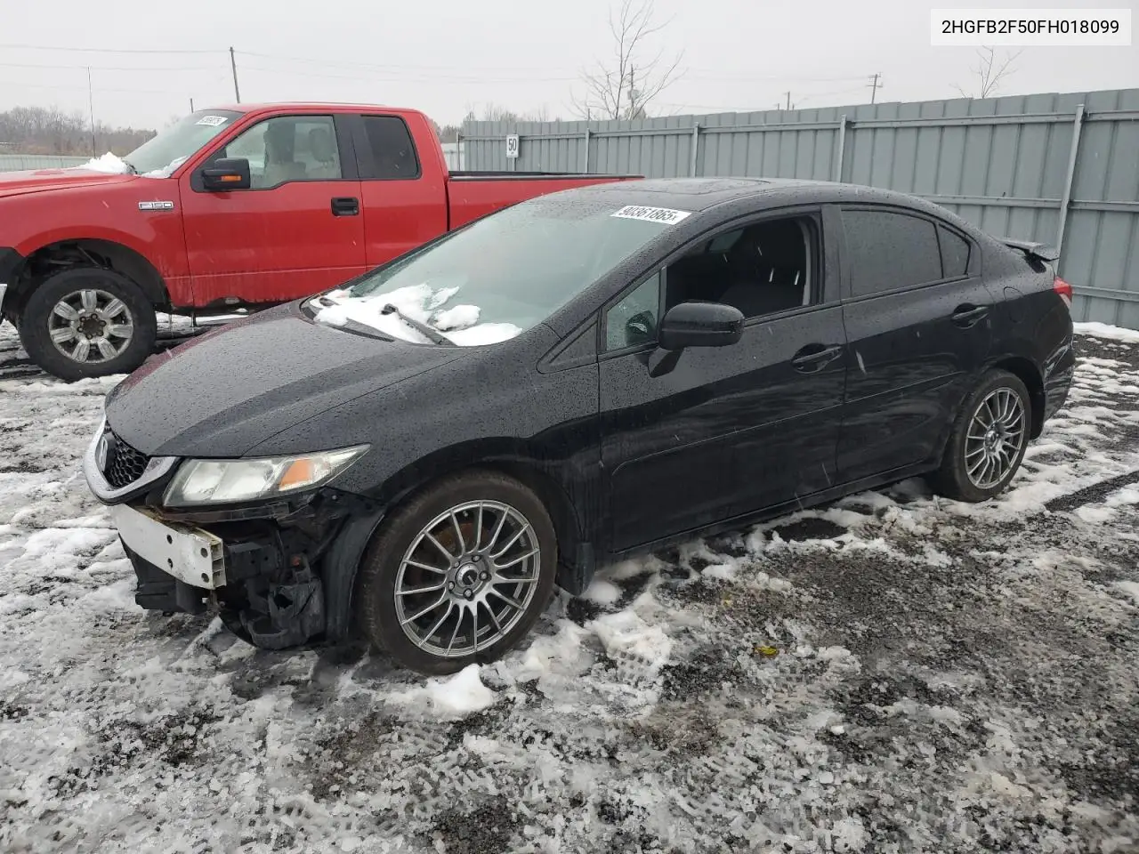 2HGFB2F50FH018099 2015 Honda Civic Lx