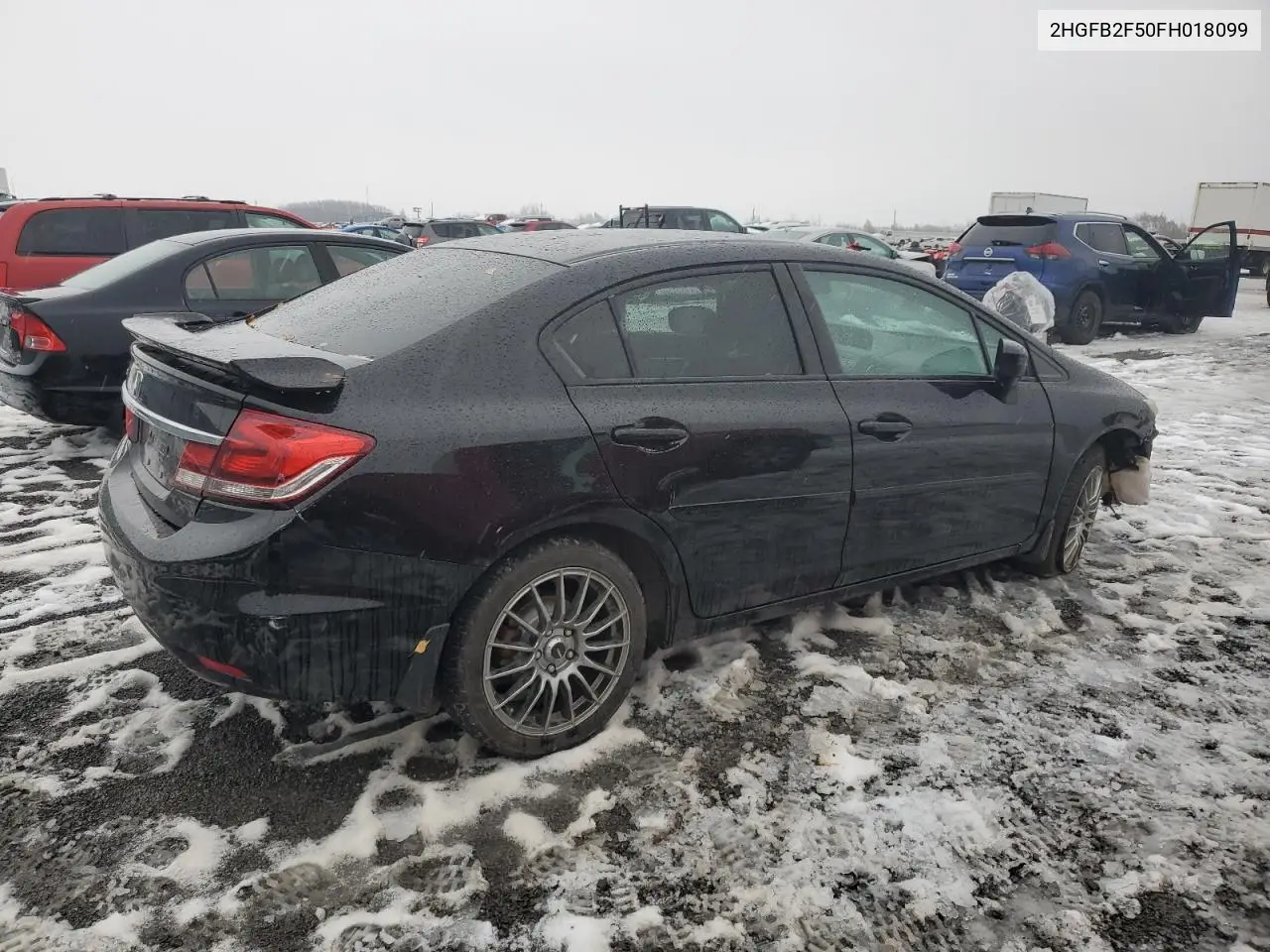 2HGFB2F50FH018099 2015 Honda Civic Lx