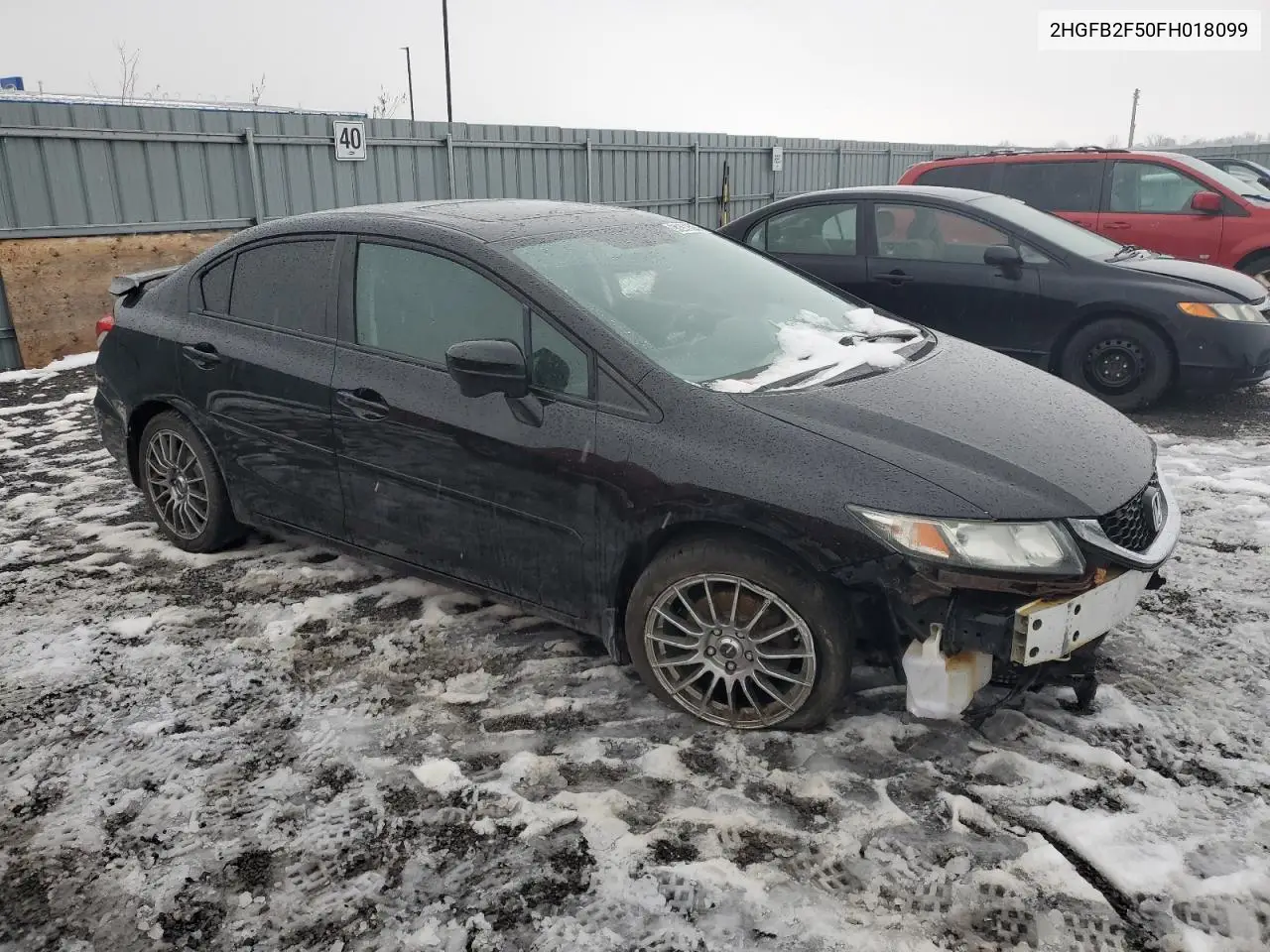 2HGFB2F50FH018099 2015 Honda Civic Lx
