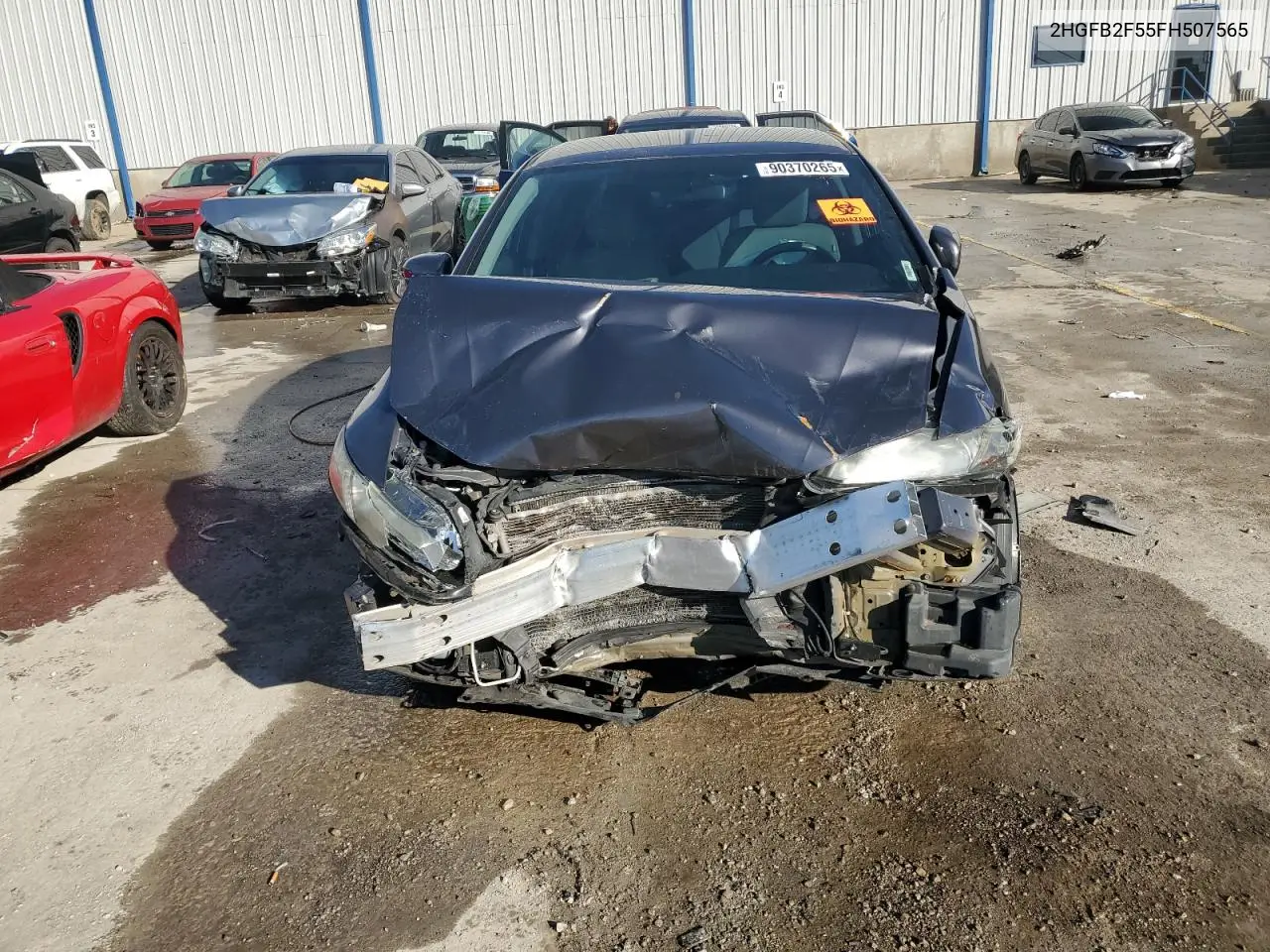 2HGFB2F55FH507565 2015 Honda Civic Lx
