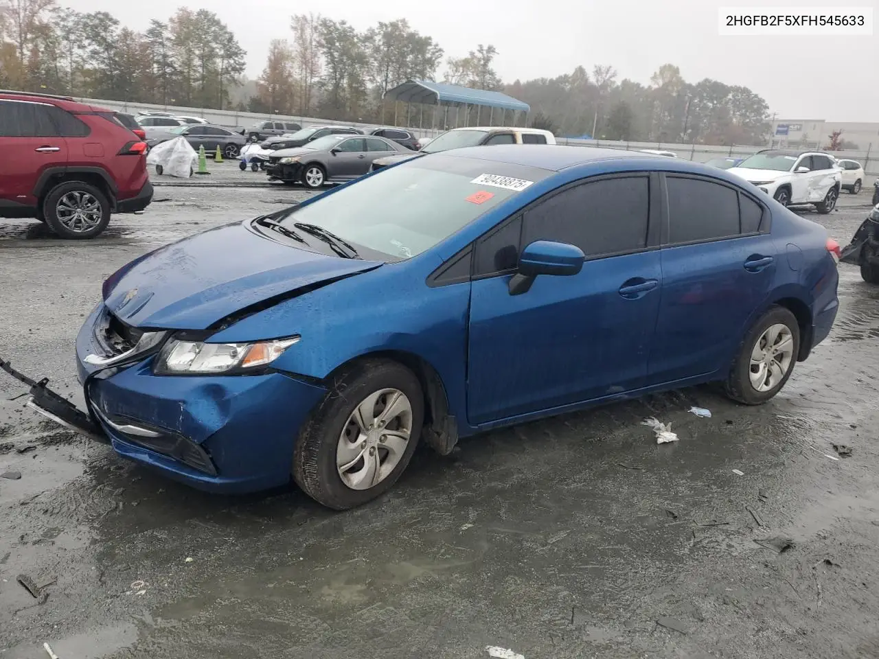 2HGFB2F5XFH545633 2015 Honda Civic Lx