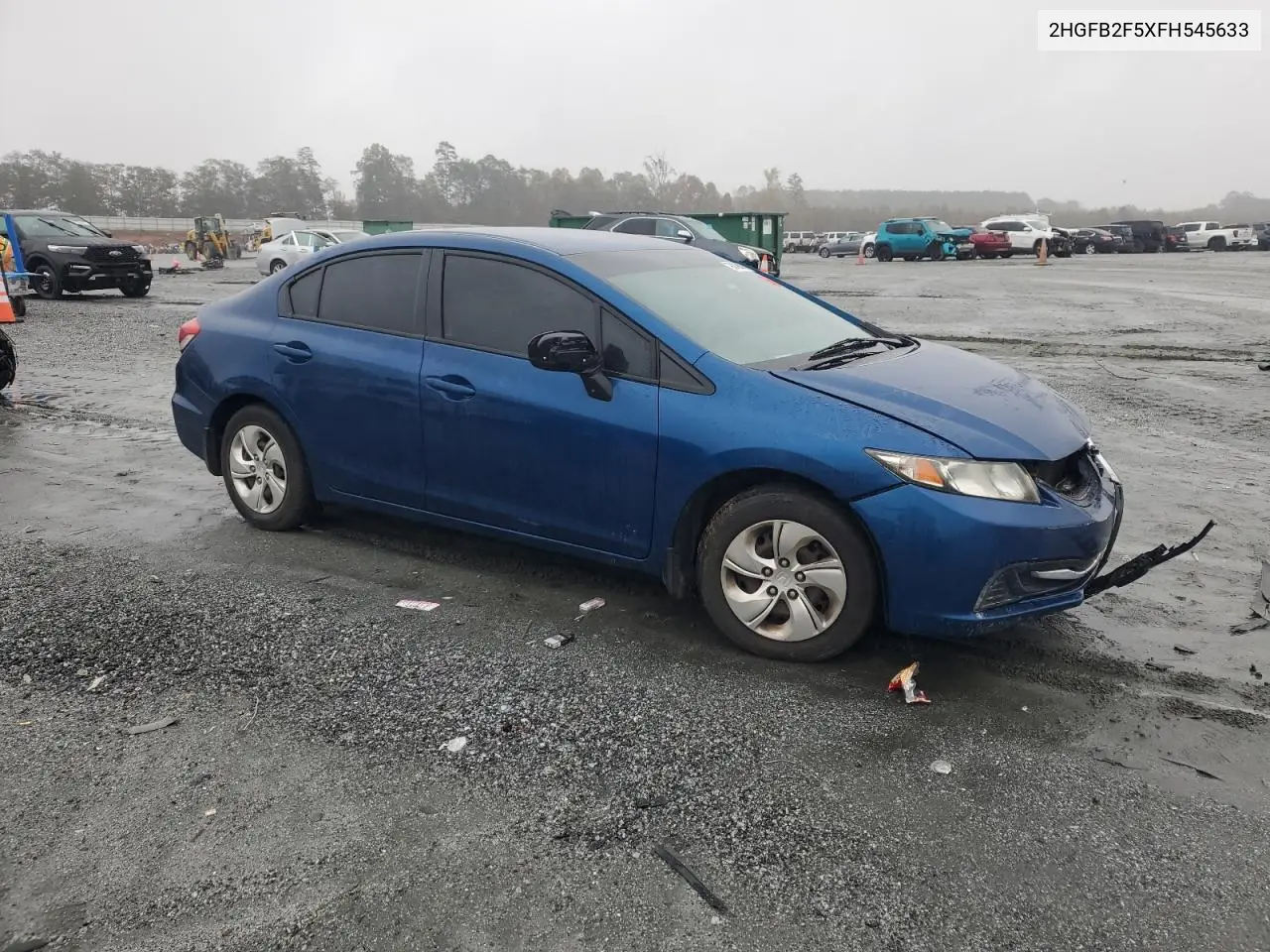 2HGFB2F5XFH545633 2015 Honda Civic Lx