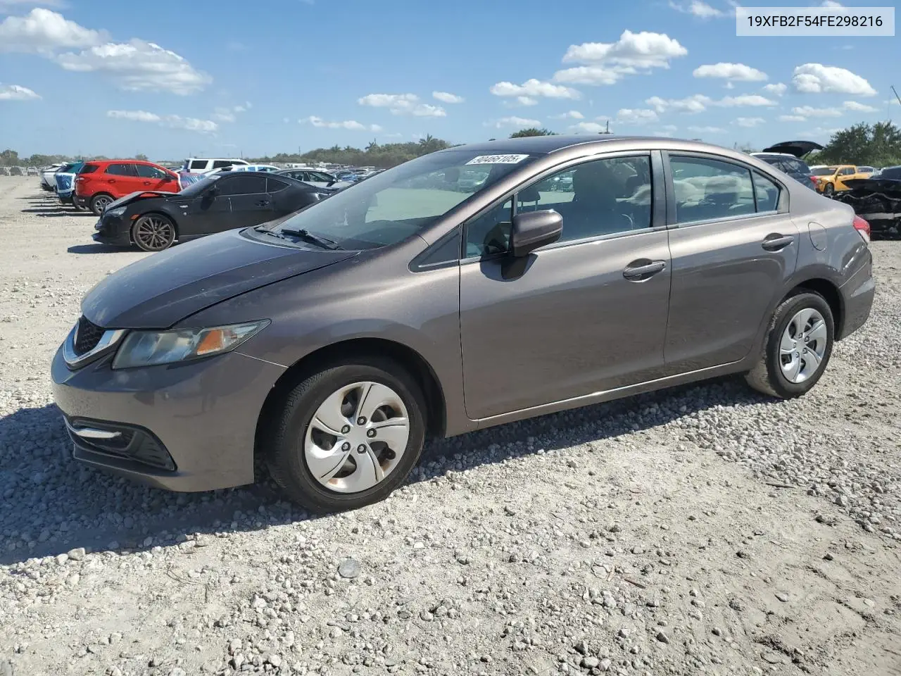 19XFB2F54FE298216 2015 Honda Civic Lx