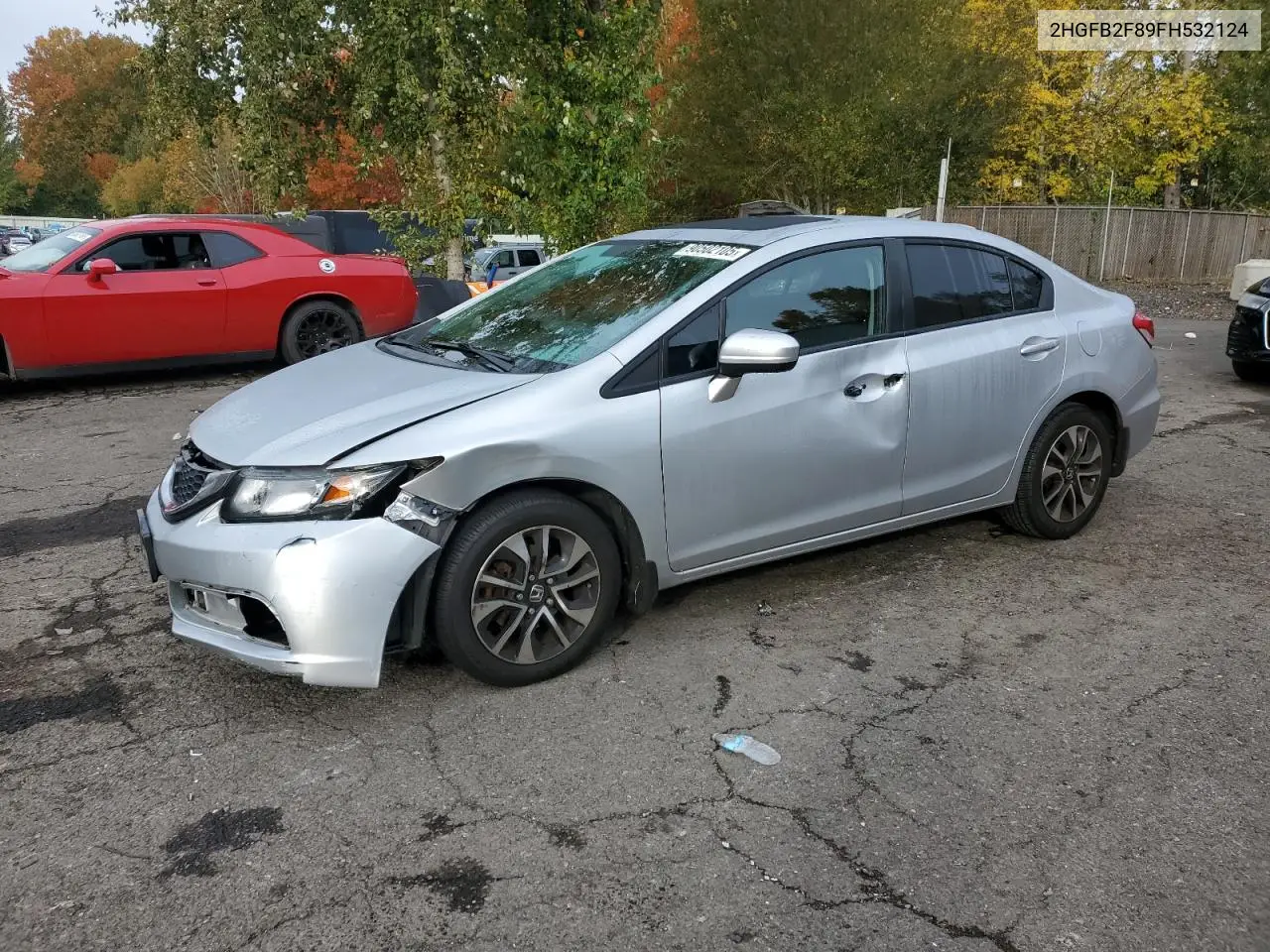 2HGFB2F89FH532124 2015 Honda Civic Ex